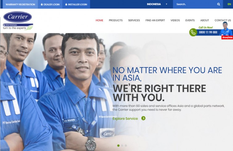 carrier-website-design-jakarta-surabaya