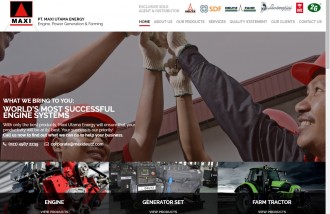 web-design-jakarta-for-maxi-utama-energy - Web design surabaya