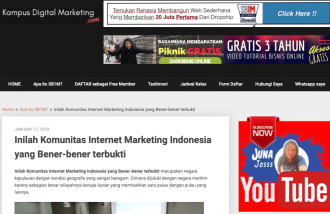 community-website - Web design surabaya