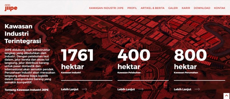 website-with-news-information-for-jiipe-industrial-estate-mark-design-web-design-jakarta-surabaya