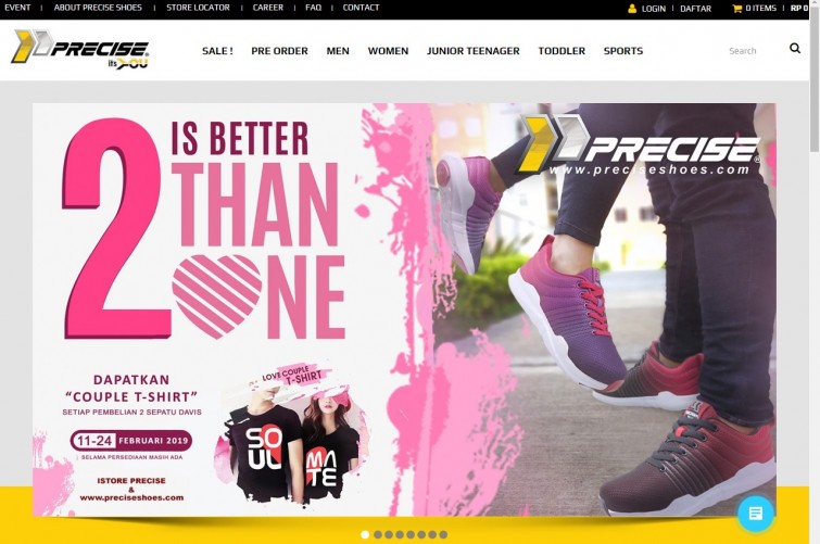 web-design-jakarta-for-precise-shoes-indonesia