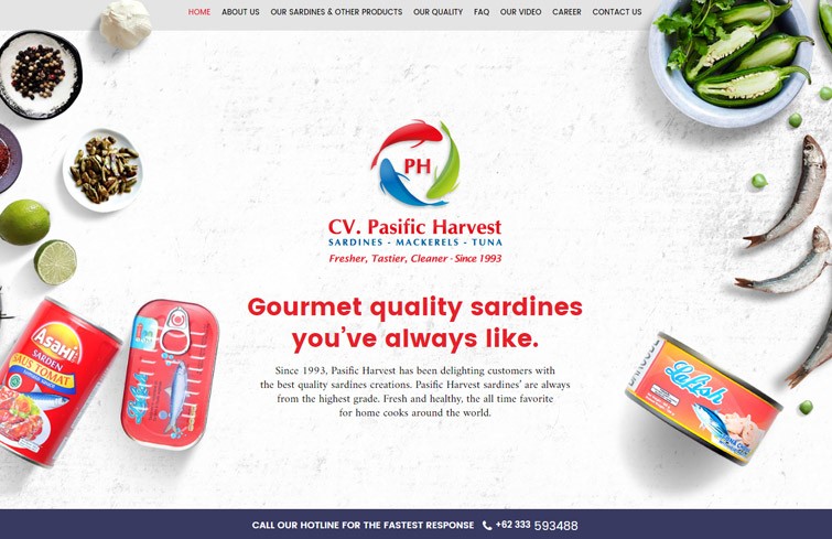 pasific-harvest-cannery-website-design-jakarta-surabaya