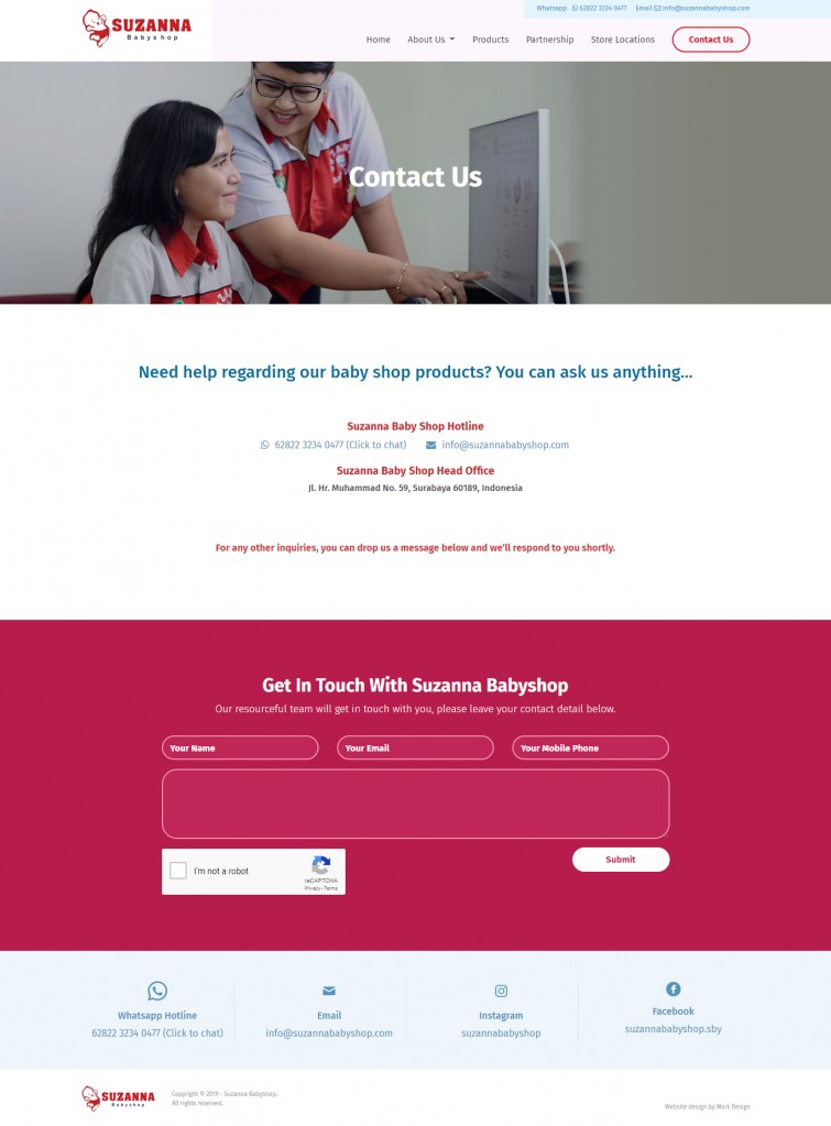 suzanna-baby-shop-website-design-jakarta-surabaya