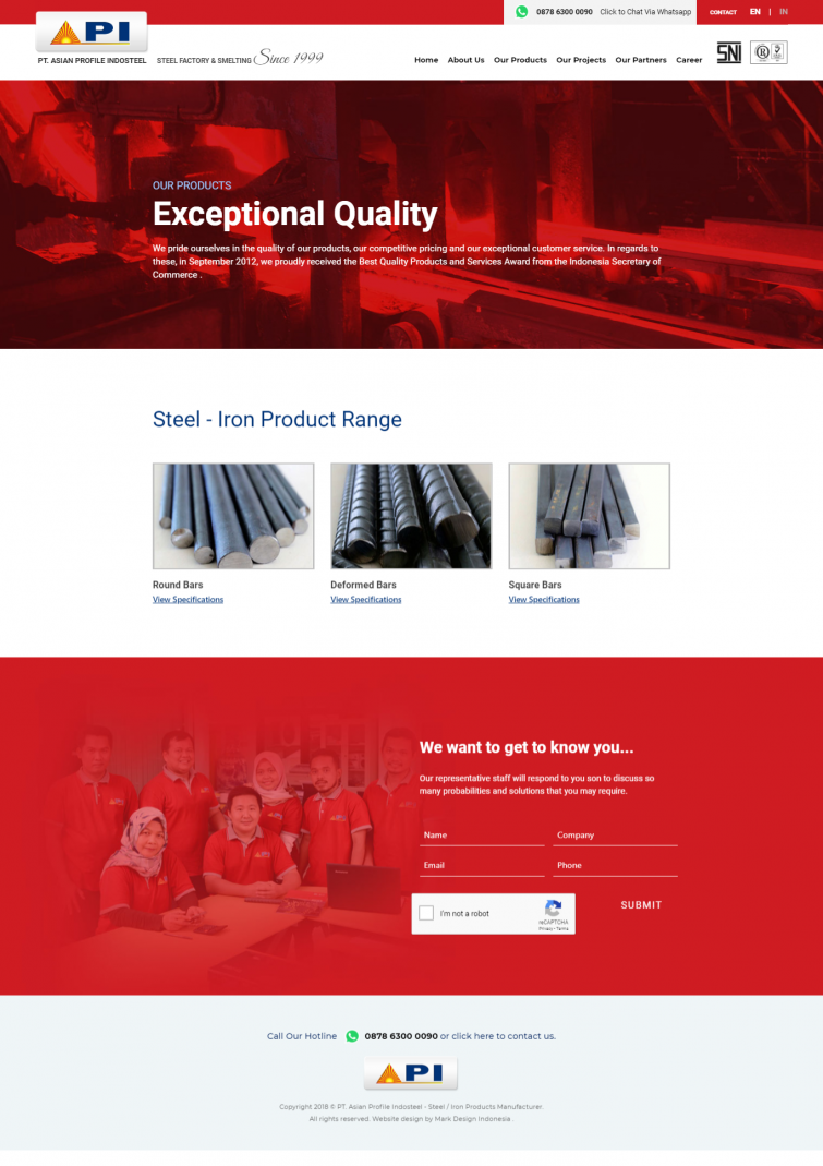pt-asian-profile-indosteel-website-design-jakarta-surabaya