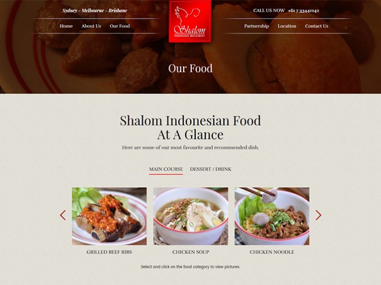 shalom-restaurant-website-design-surabaya-jakarta