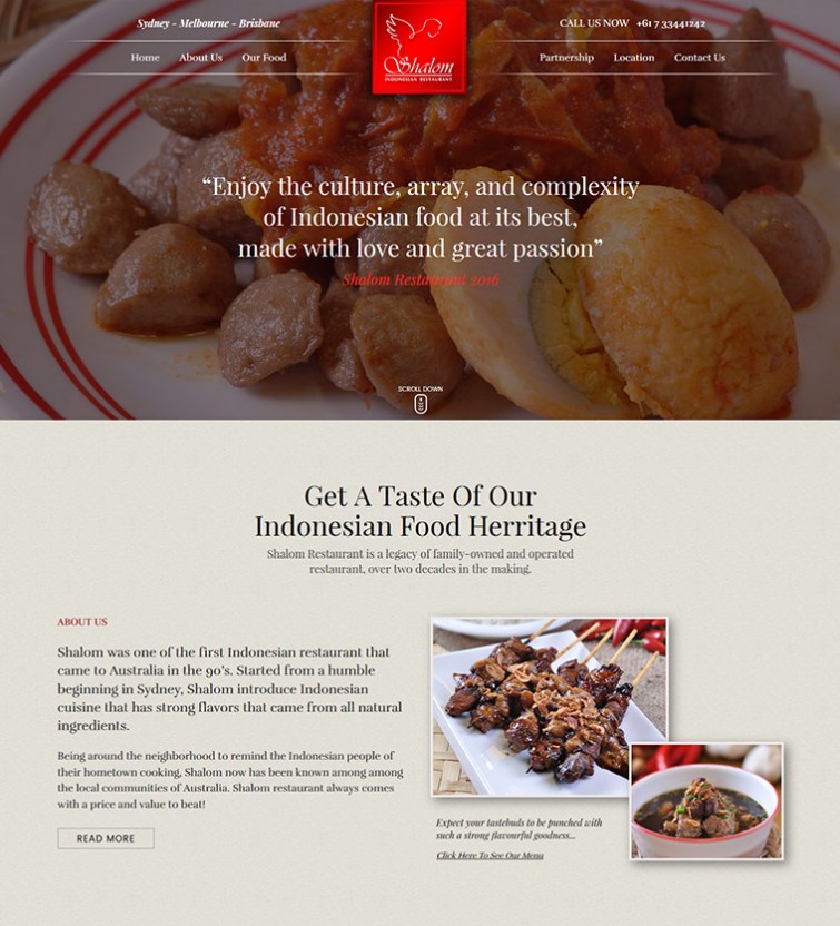 shalom-restaurant-website-design-surabaya-jakarta